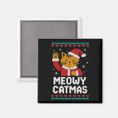 Meowy Catmas マグネット (正面/裏面)