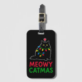 Meowy Catmas ラゲッジタグ (正面縦)