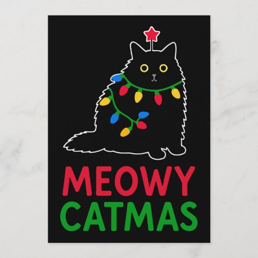Meowy Catmas 招待状 (正面)