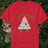 Meowy Catmas | Funny Christmas Tree Cats Tシャツ