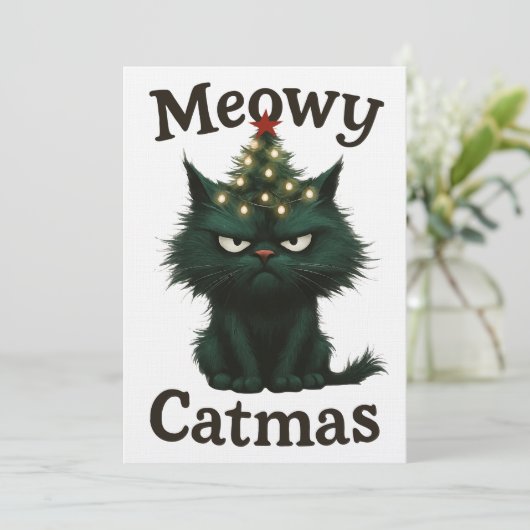 Meowy Catmas Moody cat 招待状 (スタンド正面)