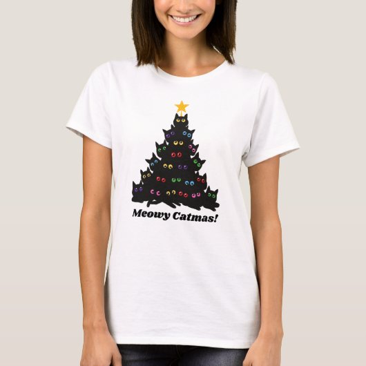 Meowy Catmas Tシャツ (正面)