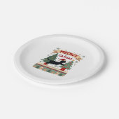 Meowy Catmas, Ugly Christmas Sweater, Cat Christma ペーパープレート (アングル)