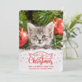 Meowy Christmasと正真正銘のフォトカード (スタンド正面)