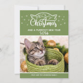 Meowy Christmasと正真正銘のフォトカード (正面)