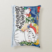 Meowy Christmas アクセントクッション (裏面(縦))