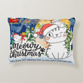 Meowy Christmas アクセントクッション (裏面)