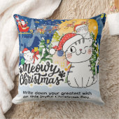 Meowy Christmas クッション (ブランケット)
