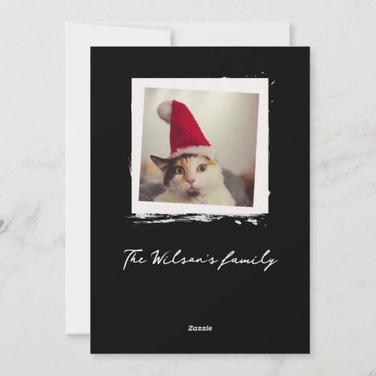 Meowy christmas  シーズンカード (裏面)