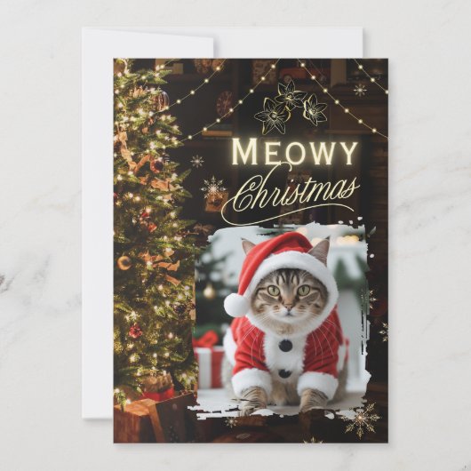 Meowy christmas シーズンカード (正面)