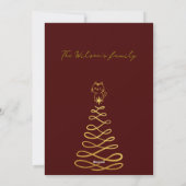 Meowy christmas シーズンカード (裏面)