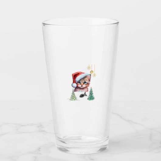 Meowy Christmas! タンブラーグラス (正面)