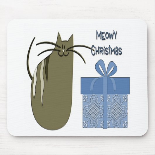 Meowy Christmas マウスパッド (正面)