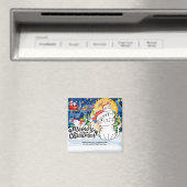Meowy Christmas マグネット (インサイチュ (食洗機))