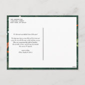 Meowy Christmas モダンKrightcoat Cat シーズンポストカード (裏面)