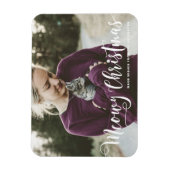 Meowy Christmas モダンKrightcoat Cat マグネット (縦)