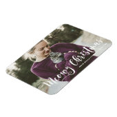 Meowy Christmas モダンKrightcoat Cat マグネット (左側)