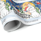 Meowy Christmas ラッピングペーパー (ロールコーナー)