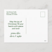 Meowy Christmas 3写真 シーズンポストカード (裏面)