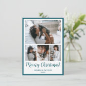 Meowy Christmas 4 写真入り シーズンカード (スタンド正面)