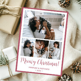 Meowy Christmas 4 写真入り シーズンカード