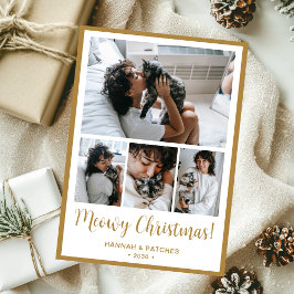 Meowy Christmas 4 写真入り シーズンカード