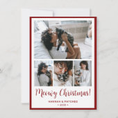 Meowy Christmas 4 写真入り シーズンカード (正面)