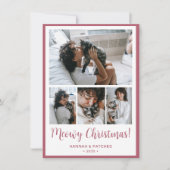 Meowy Christmas 4 写真入り シーズンカード (正面)