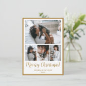 Meowy Christmas 4 写真入り シーズンカード (スタンド正面)
