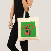 MEOWY CHRISTMAS Budget Tote Bag トートバッグ (正面(商品))