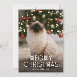Meowy Christmas Catの写真 シーズンカード