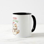Meowy Christmas Cat – Festive Holiday Design マグカップ (正面右)