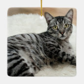 MEOWY CHRISTMAS CAT Name写真 セラミックオーナメント (裏面)