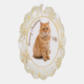 Meowy Christmas Cat Pet Ornament オーナメントカード (右)
