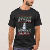 Meowy Christmas Cat  Squad Santa Reindeer Xmas Tシャツ (正面)
