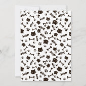 Meowy Christmas Cute Cat Holidayカスタム Photo Card 招待状 (裏面)