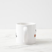 Meowy Christmas Funny Cat エスプレッソカップ (裏面)