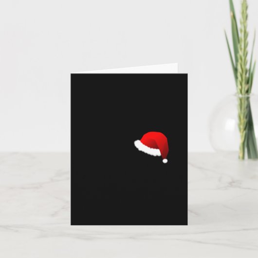 Meowy Christmas Funny Cat Humorous  カード (正面)