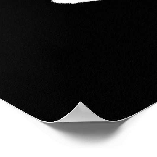 Meowy Christmas Funny Cat Humorous  ポスター (角)