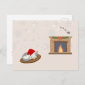 Meowy Christmas Holiday Postcard シーズンポストカード (正面/裏面)