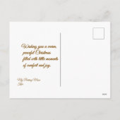 Meowy Christmas Holiday Postcard シーズンポストカード (裏面)