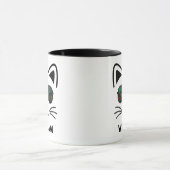 Meowy Christmas Kitty Cat Sunglasses Coffee Mug マグカップ (中央)