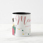 Meowy Christmas Mug – 愛らしい猫アニメ マグカップ (中央)