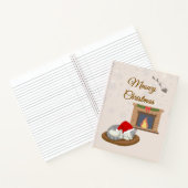 Meowy Christmas Spiral Hardcover Notebook ノートブック (内部)