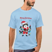 Meowy Christmas Tシャツ (正面)
