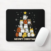 Meowy Christmas Tree Merry Catmas Cat Lover For Me マウスパッド (マウス)