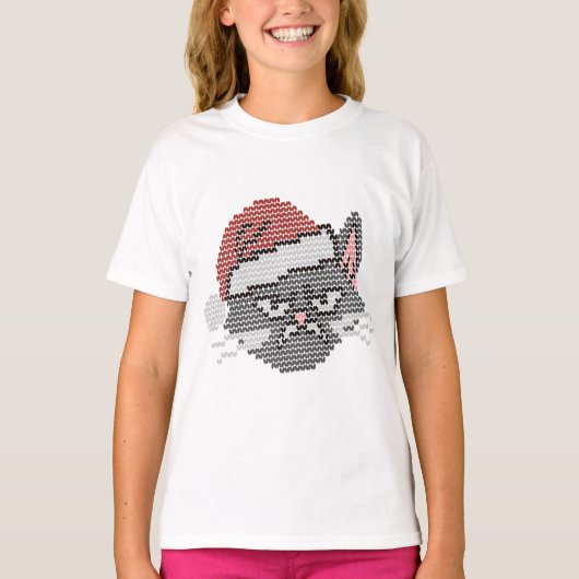 Meowy Christmas Ya Filthy Animal - ねこ Ugly Tシャツ (正面)