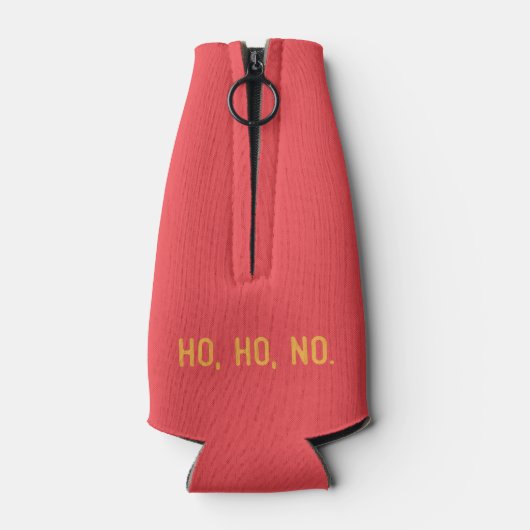 Meowy Kalikimaka Catおもしろいサンタハットクリスマス ボトルクーラー (裏面)