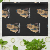 Meowzel Tov Mazel Tovユダヤ猫キッチンタオル キッチンタオル (折り畳み)