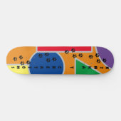 Meowzers Skateboardデッキ7 3/4" スケートボード (横)